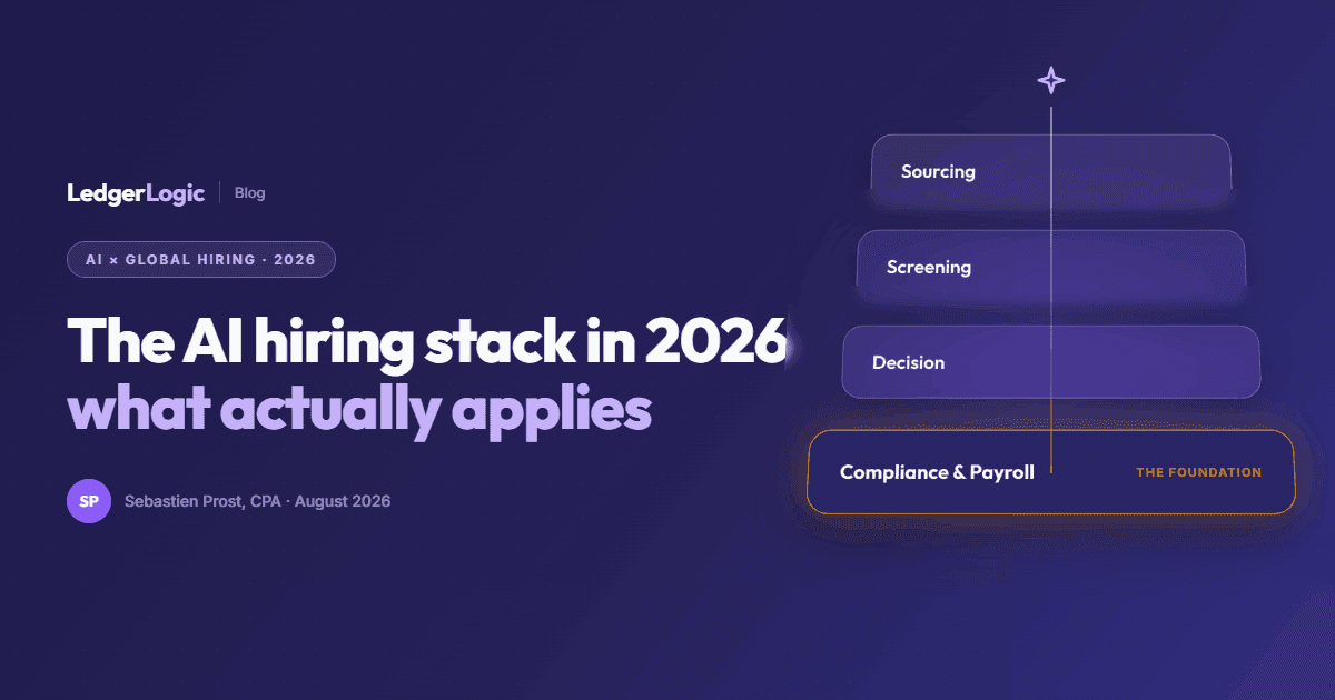 The AI Hiring Stack in 2026: What Actually Applies