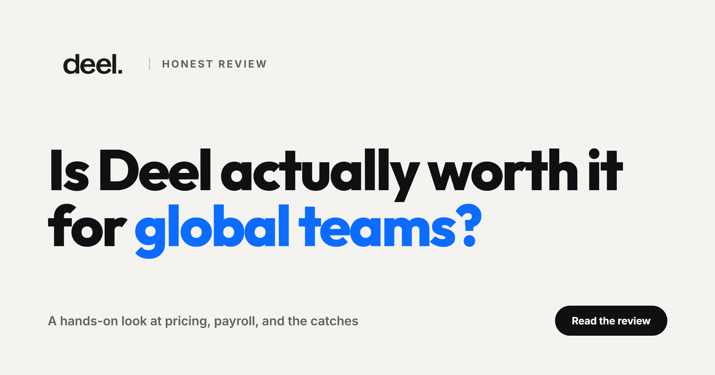 Deel Review (2026): A Canadian CPA's Honest Take