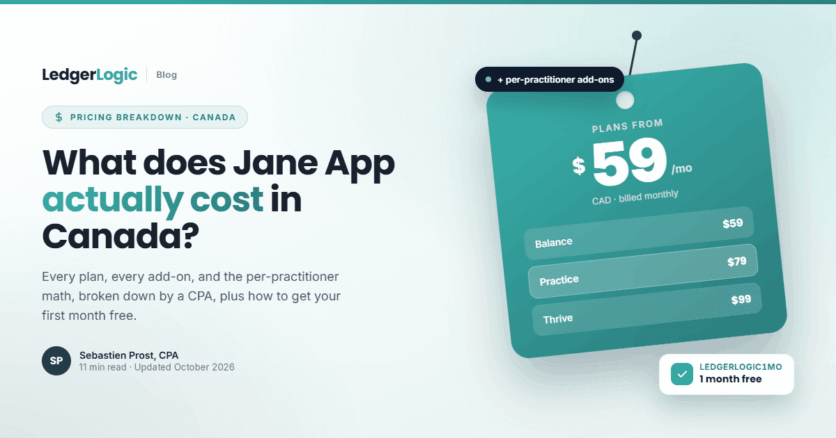 Jane App Pricing 2026: $59, $79 or $99 a Month, Code Inside