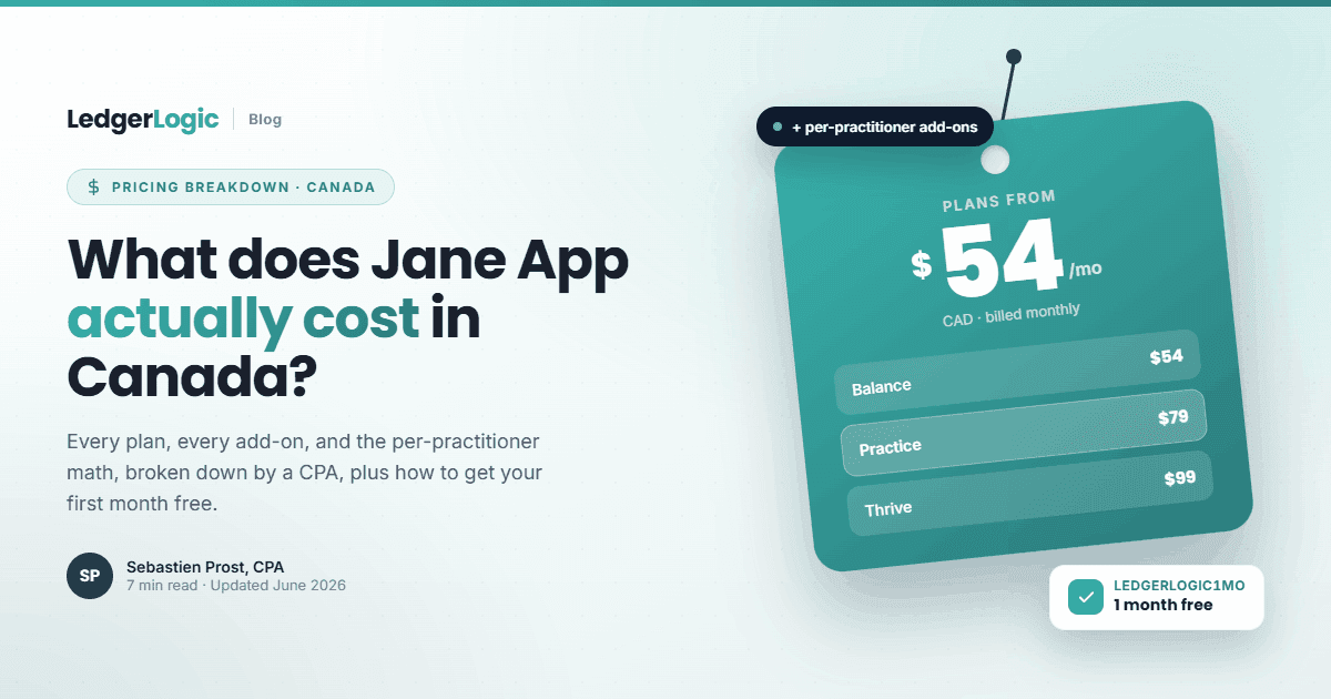 Jane App Pricing 2026: $54, $79 or $99 a Month, Code Inside